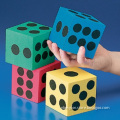 Colorful EVA Foam Black Dots Dice for Teaching Material and Learning Resource